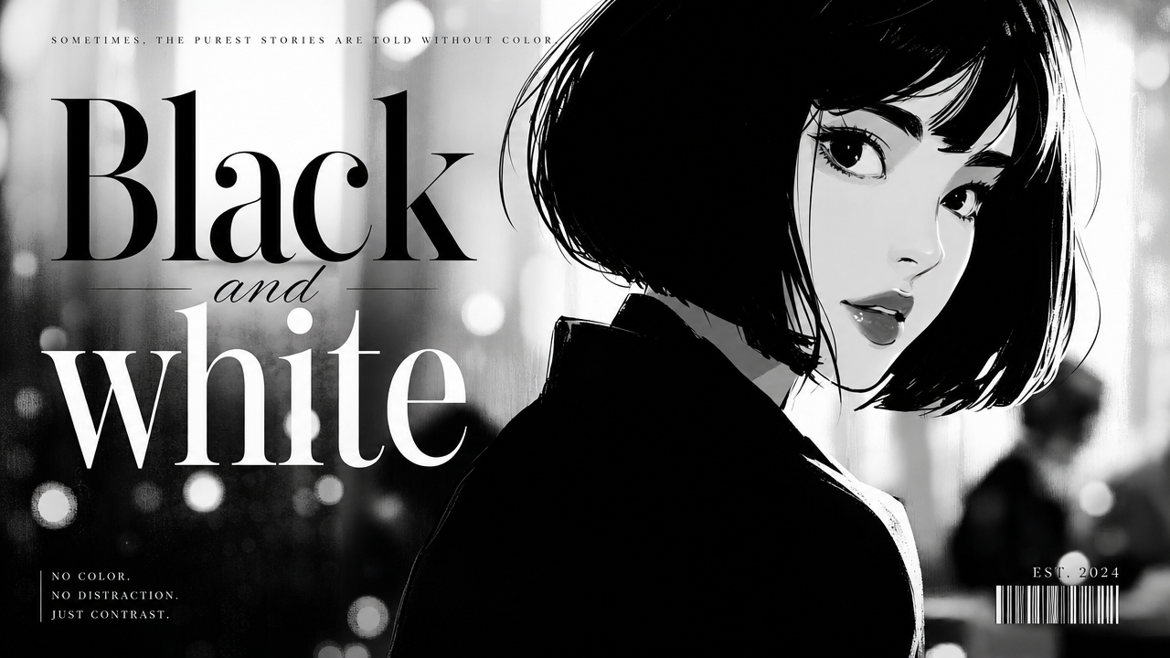 BLACK AND WHITE